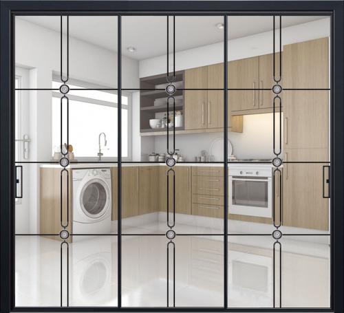 B16推拉门肌肤黑3门B01